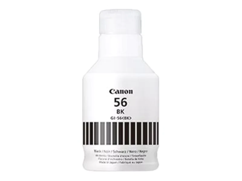 Canon GI 56 BK - Schwarz - original - Nachfülltinte - für MAXIFY GX5050, GX6050, GX6550, GX7050 Canon GI 56 BK - Schwarz - original - Nachfülltinte - für MAXIFY GX5050, GX6050, GX6550, GX7050