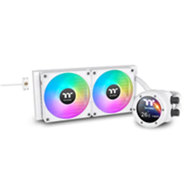 Thermaltake TH240 V2 Ultra EX ARGB, All-in-One-Flüssigkeitskühler, 12 cm, 500 RPM, 2000 RPM, 28,5 dB, 68 cfm CL-W425-PL12SW-A