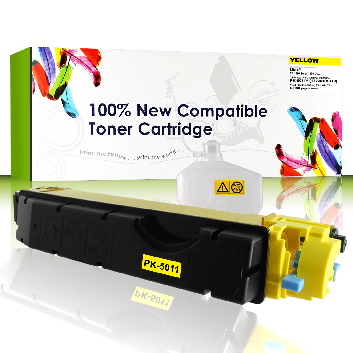 CartridgeWeb Toner kompatibel zu Utax 1T02NRAUT0 PK-5011Y gelb 5.000 Seiten 1 Stück CartridgeWeb Toner kompatibel zu Utax 1T02NRAUT0 PK-5011Y gelb 5.000 Seiten 1 Stück