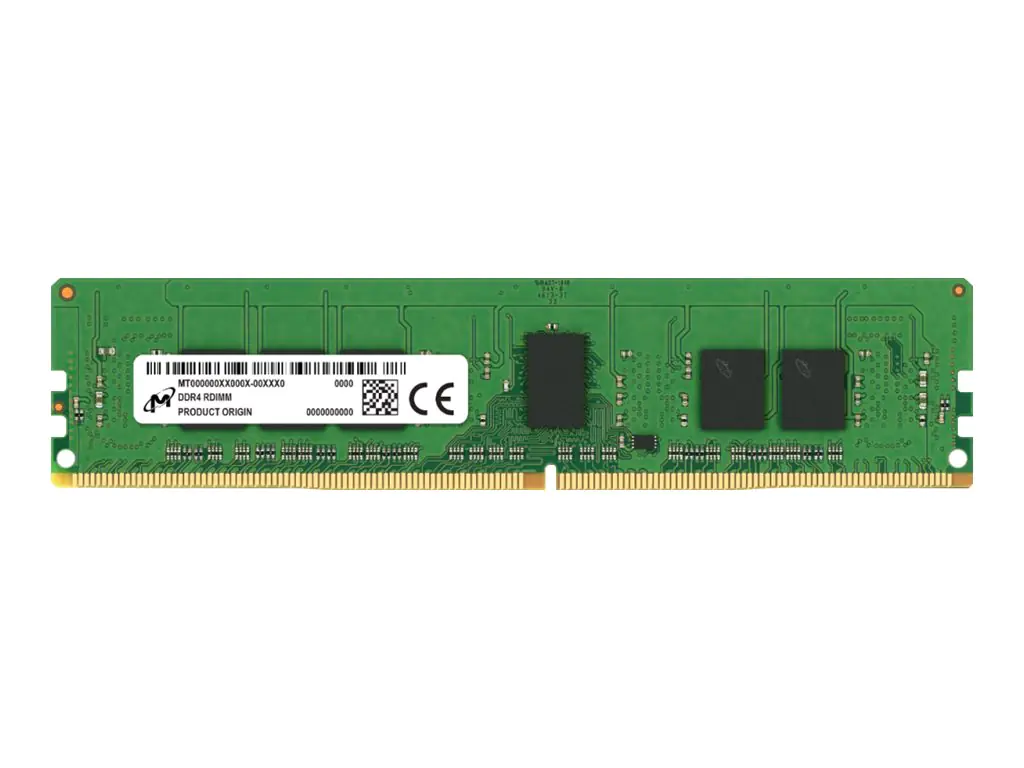 Micron - DDR4 - Modul - 16 GB - DIMM 288-PIN - 3200 MHz / PC4-25600 - CL22 - 1.2 V - registriert - ECC