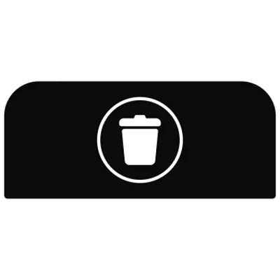 Rubbermaid Hinweisschild 36,7 x 20,36 cm (B x H) Restmüll Kunststoff Rubbermaid Hinweisschild 36,7 x 20,36 cm (B x H) Restmüll Kunststoff