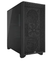 CORSAIR 3000D AIRFLOW - Mid tower - E-ATX - Seitenteil mit Fenster (gehärtetes Glas) - keine Spannungsversorgung (ATX) - Schwarz - USB/Audio