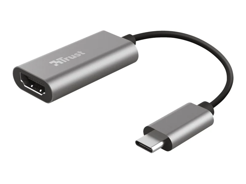 Trust Dalyx - Videoadapter - HDMI weiblich zu 24 pin USB-C männlich - 20 cm - 4K Unterstützung, 1080p-Unterstützung