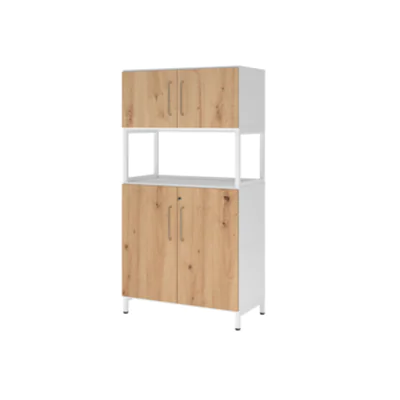 Hammerbacher Regalschrank FlexWall 800 x 1.532 x 417 mm (B x H x T) Flügeltür ohne Rollen Holz Hammerbacher Regalschrank FlexWall 800 x 1.532 x 417 mm (B x H x T) Flügeltür ohne Rollen Holz