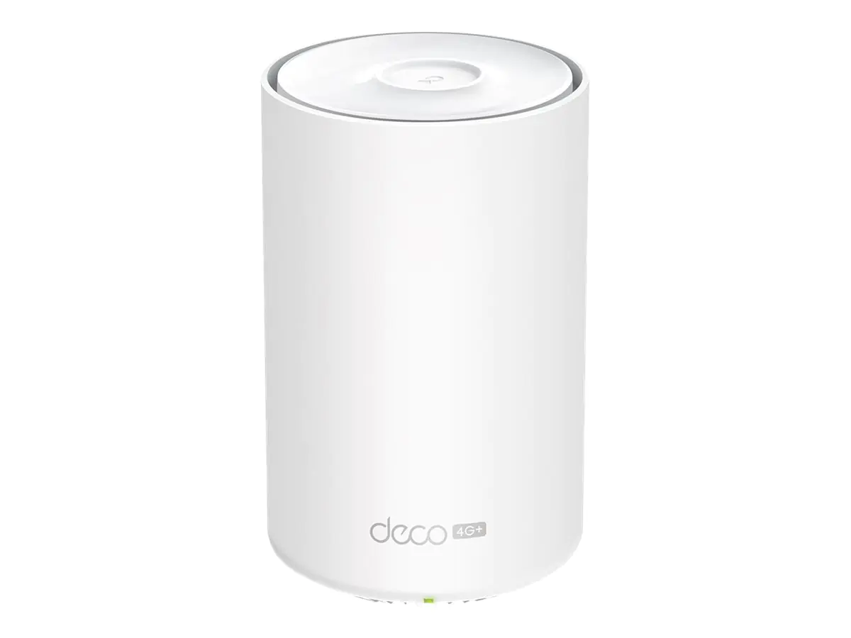 TP-LINK 4G+ AX1800 WiFi6 Mesh WLAN Heimnetzwerk, Weiß, Intern, Leistung, CE: ?20 dBm (2.4GHz), ?23 dBm (5GHz), Dual-Band (2,4 GHz/5 GHz), Wi-Fi 6 (802.11ax) DECO X20-4G