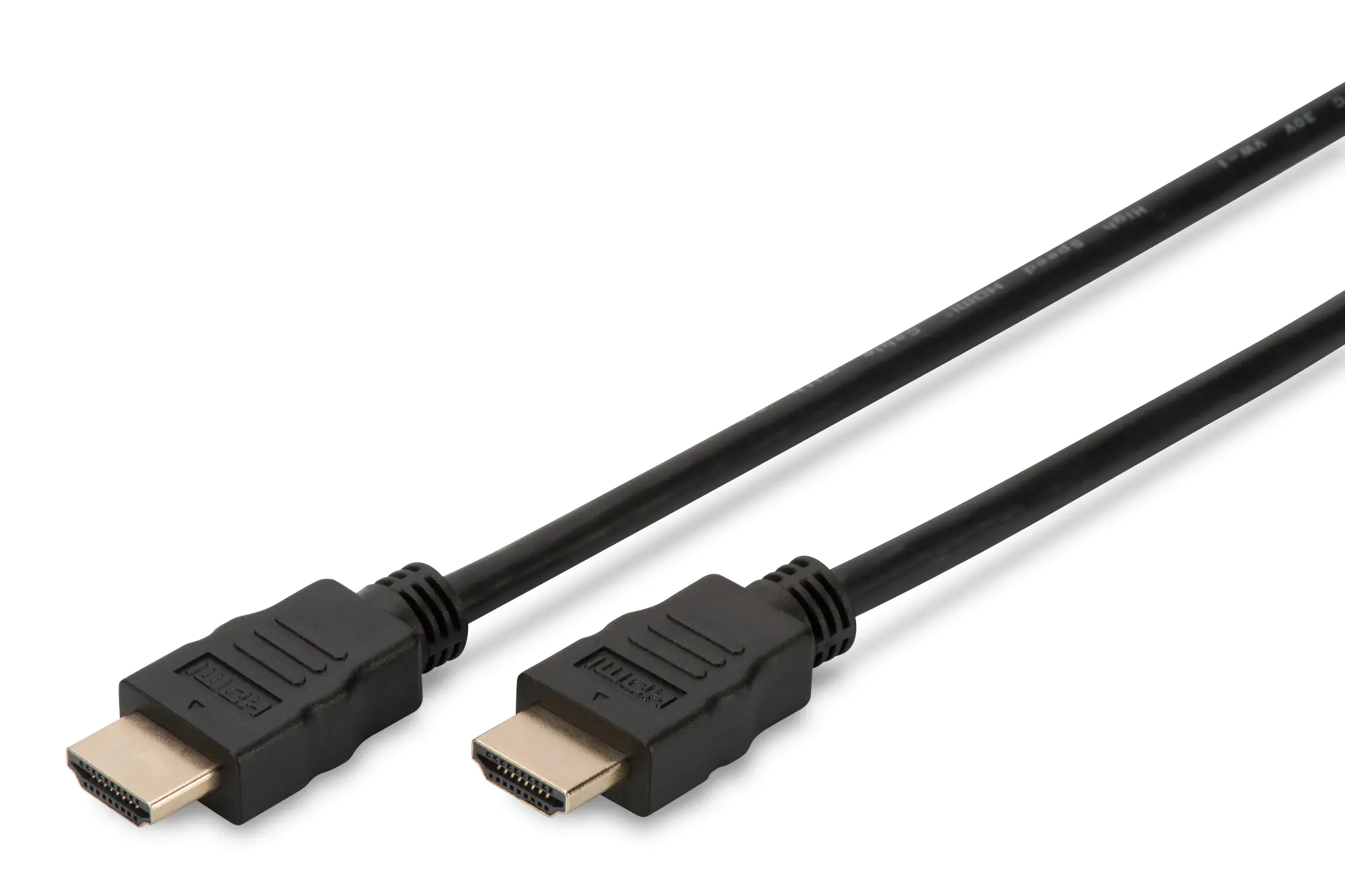 ASSMANN - HDMI-Kabel mit Ethernet - HDMI männlich zu HDMI männlich - 2 m - Dreifachisolierung - Schwarz ASSMANN - HDMI-Kabel mit Ethernet - HDMI männlich zu HDMI männlich - 2 m - Dreifachisolierung - Schwarz