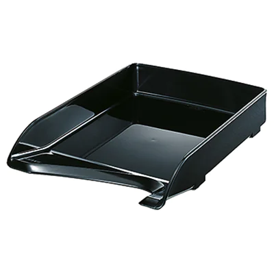 Leitz Briefablage Elegant 52200095 DIN A4 stapelbar PS schwarz Leitz Briefablage Elegant 52200095 DIN A4 stapelbar PS schwarz