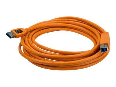 TetherPro - USB-Kabel - USB Type B (M) bis USB Typ A (M) - USB 3.0 - 4.6 m - orange