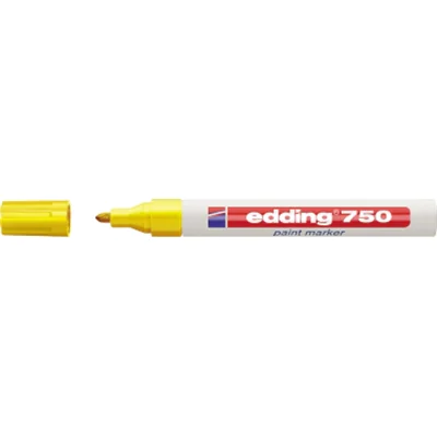 edding Lackmarker 750 4-750005 2-4mm Rundspitze permanent gelb edding Lackmarker 750 4-750005 2-4mm Rundspitze permanent gelb
