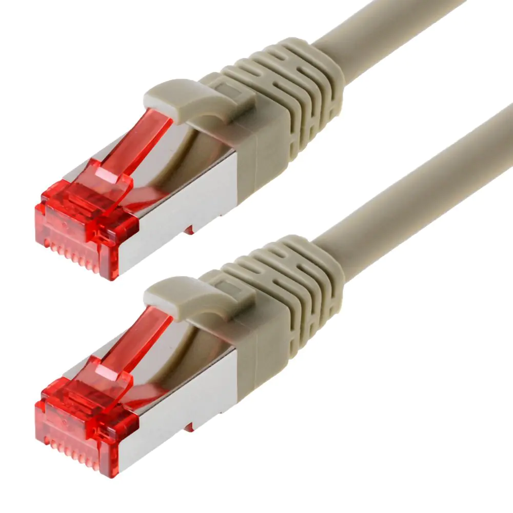 Patchkabel S/FTP (PIMF) CAT 6, grau 5,0m halogenfrei Patchkabel S/FTP (PIMF) CAT 6, grau 5,0m halogenfrei