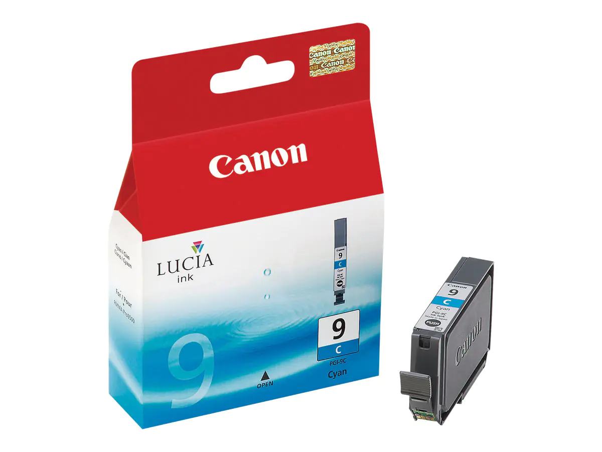 Canon PGI-9C - Cyan - Original - Tintenbehälter - für PIXMA iX7000, MX7600, Pro9500 Canon PGI-9C - Cyan - Original - Tintenbehälter - für PIXMA iX7000, MX7600, Pro9500