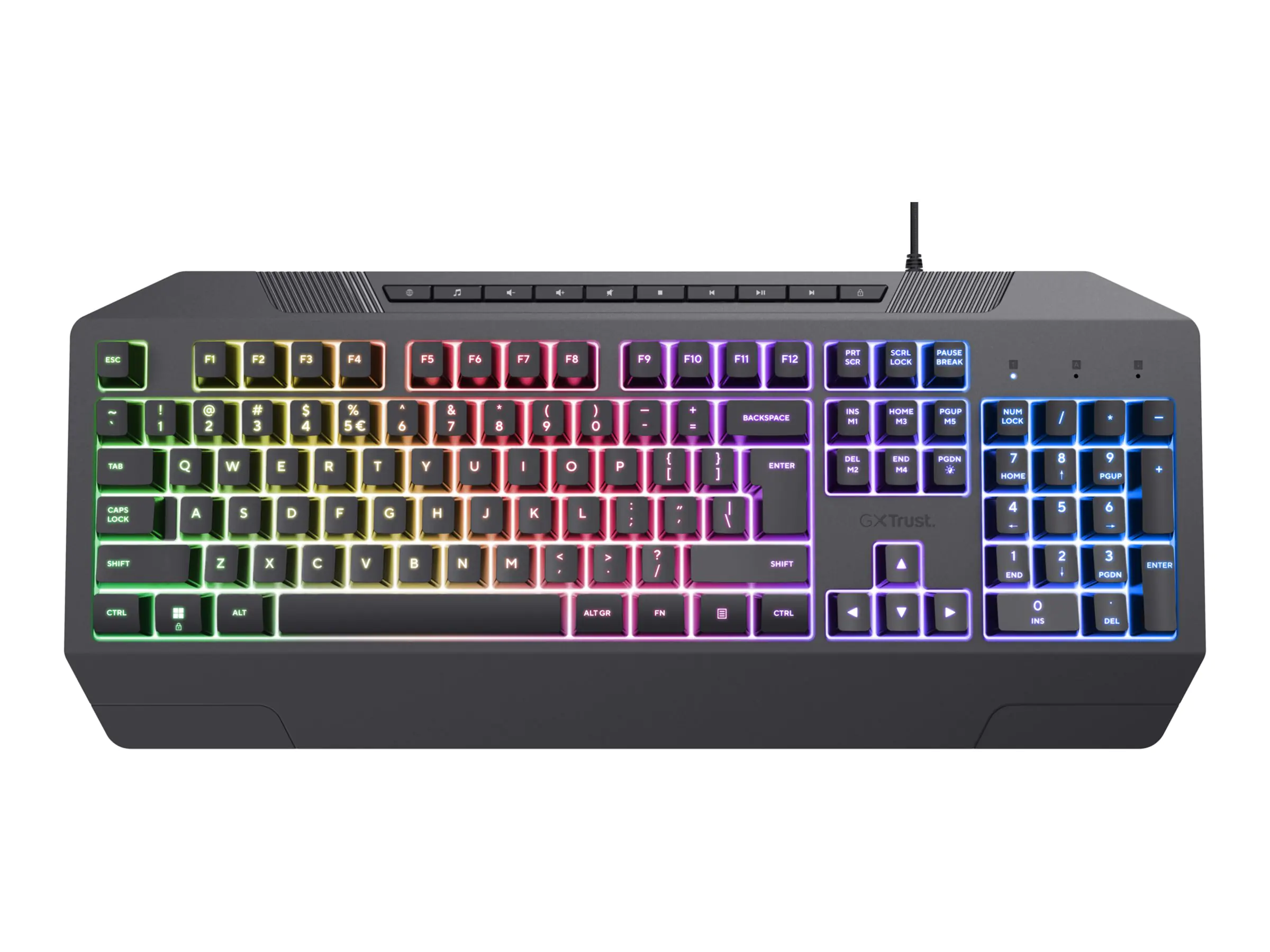 Trust GXT 836 Evocx - Tastatur - illuminated 24724