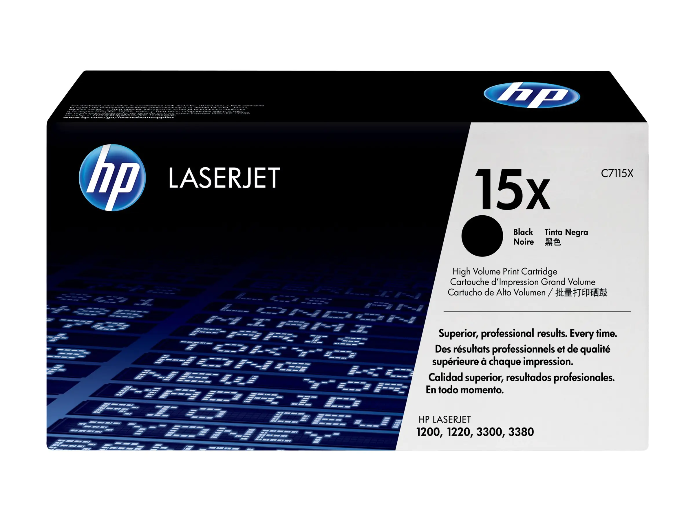 HP 15X - Hohe Ergiebigkeit - Schwarz - original - LaserJet - Tonerpatrone (C7115X)