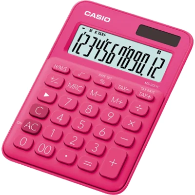 CASIO Tischrechner MS-20UC-RD-W-EC rot CASIO Tischrechner MS-20UC-RD-W-EC rot