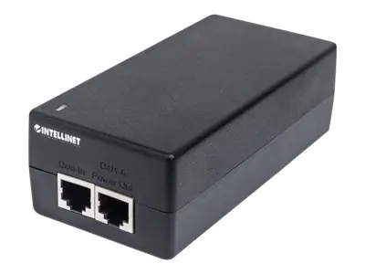 Intellinet Gigabit Ultra PoE-Injektor, 1 x 60 Watt-Port, IEEE 802.3bt und IEEE 802.3at/af-konform, Kunststoffgehäuse - Power Injector - Wechselstrom 100-240 V - 60 Watt - Ausgangsanschlüsse: 1 Intellinet Gigabit Ultra PoE-Injektor, 1 x 60 Watt-Port, IEEE 802.3bt und IEEE 802.3at/af-konform, Kunststoffgehäuse - Power Injector - Wechselstrom 100-240 V - 60 Watt - Ausgangsanschlüsse: 1