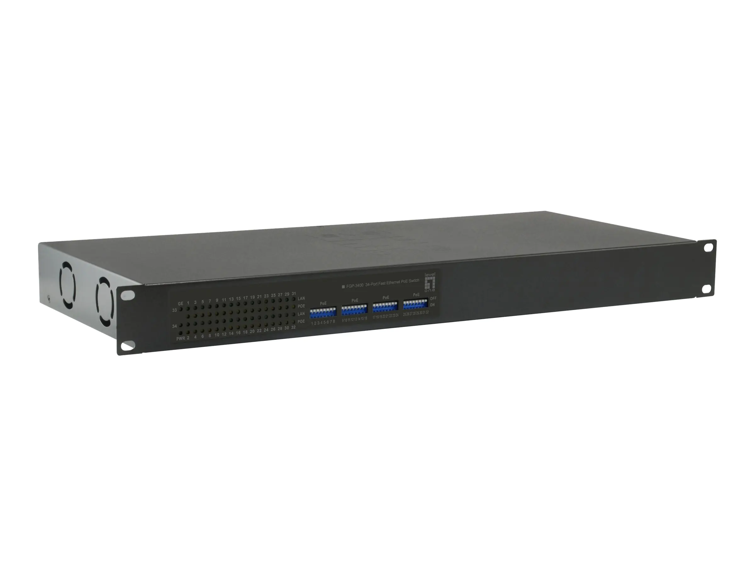 LevelOne FGP-3400W380 - Switch - 32 x 10/100 (PoE+)