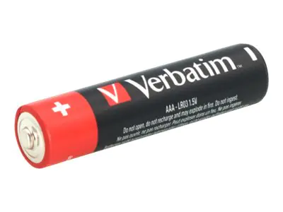 Verbatim Batterie 4 x AAA / LR03 - Alkalisch 49500