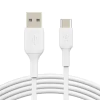 Belkin BoostCharge - USB-Kabel - 24 pin USB-C (M) zu USB (M) - USB 2.0 - 1 m - weiß (Packung mit 2) Belkin BoostCharge - USB-Kabel - 24 pin USB-C (M) zu USB (M) - USB 2.0 - 1 m - weiß (Packung mit 2)