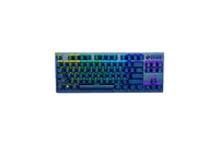 Razer DeathStalker V2 Pro - Tastatur - Ohne Zehnertastatur - Hintergrundbeleuchtung - kabellos - 2.4 GHz, USB-C, Bluetooth 5.0 - QWERTY - Deutsch - Tastenschalter: Razer linearer optischer Switch rot - Schwarz