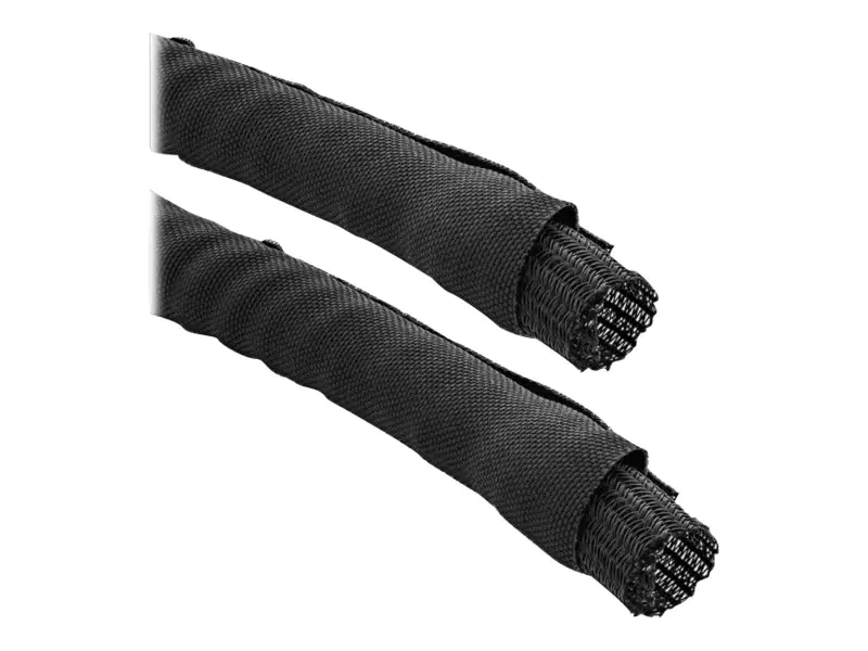 InLine Self Closing Sleeving - Flexible Kabelleitung - 5 m - Schwarz