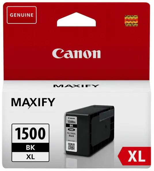 Canon PGI-1500XL BK - 34.7 ml - Hohe Ergiebigkeit - Schwarz - Original - Tintenbehälter - für MAXIFY MB2050, MB2150, MB2155, MB2350, MB2750, MB2755 Canon PGI-1500XL BK - 34.7 ml - Hohe Ergiebigkeit - Schwarz - Original - Tintenbehälter - für MAXIFY MB2050, MB2150, MB2155, MB2350, MB2750, MB2755