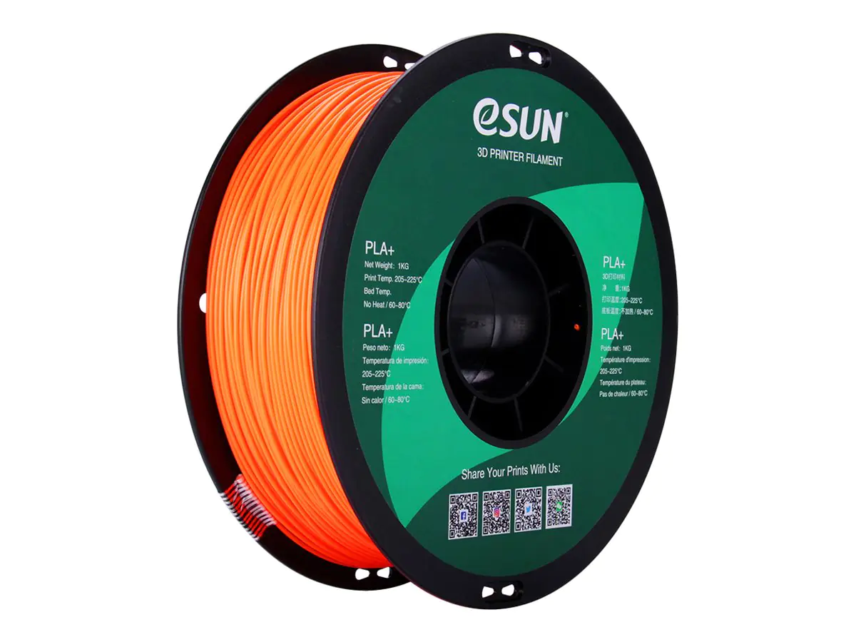Esun - Orange - 1 kg - PLA+ Filament (3D)