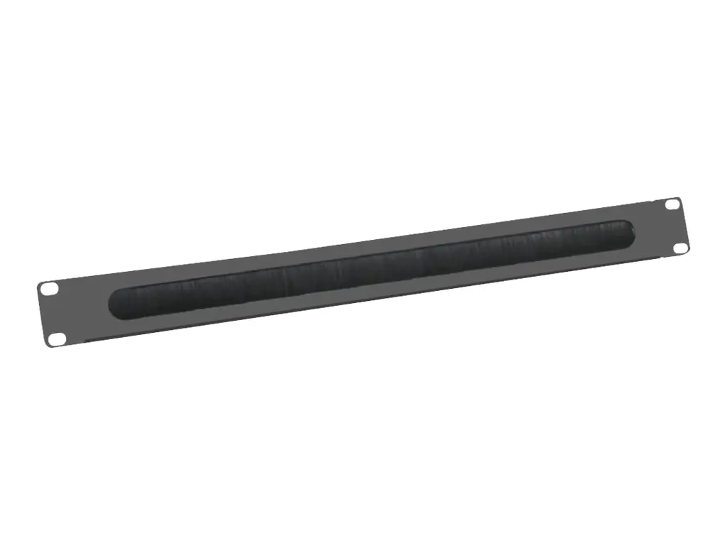 VALUE - Rack-Blende mit Bürste für Kabeldurchführung - Schwarz, RAL 9005 - 1U - 48.3 cm (19") VALUE - Rack-Blende mit Bürste für Kabeldurchführung - Schwarz, RAL 9005 - 1U - 48.3 cm (19")