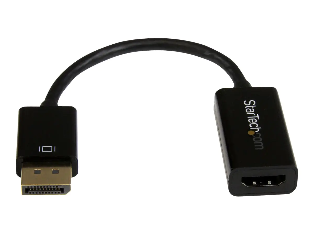 StarTech DisplayPort auf HDMI 4k @ 30Hz Adapter - DP 1.2 zu HDMI Video und Audio aktiv Konverter 1080p @ 60Hz für Computer / Laptop - Videokonverter - DisplayPort - HDMI - für P/N: DKM30CHDPD, DKM30CHDPDUE, SV231QDPU34K, TB3CDK2DP, TB3CDK2DPUE, TB3DKM2DPL StarTech DisplayPort auf HDMI 4k @ 30Hz Adapter - DP 1.2 zu HDMI Video und Audio aktiv Konverter 1080p @ 60Hz für Computer / Laptop - Videokonverter - DisplayPort - HDMI - für P/N: DKM30CHDPD, DKM30CHDPDUE, SV231QDPU34K, TB3CDK2DP, TB3CDK2DPUE, TB3DKM2DPL