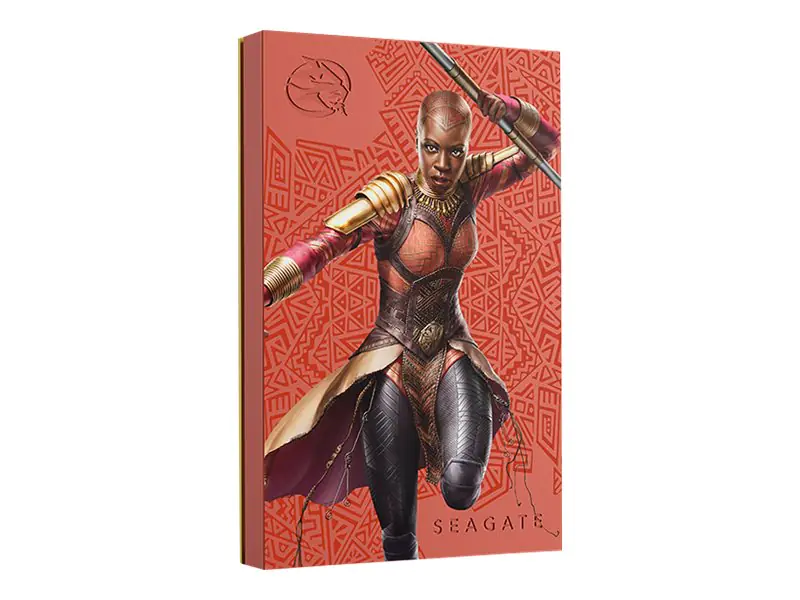 Seagate Okoye - Shuri Special Edition - Festplatte - 2 TB - extern (tragbar) - USB 3.2 Gen 1 - mit 3 Jahre Seagate Rescue Datenwiederherstellung - für Sony PlayStation 4, Sony PlayStation 4 Pro, Sony PlayStation 4 Slim, Sony PlayStation 5