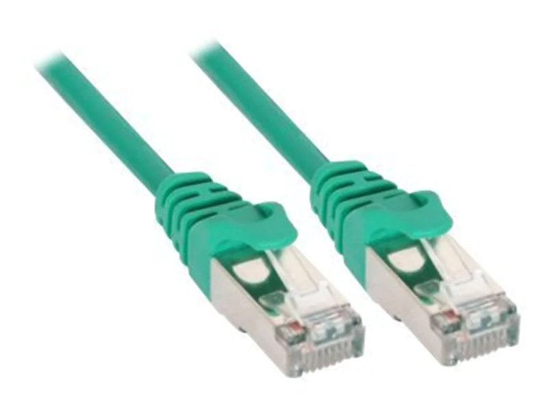 InLine Patchkabel - SF/UTP - Cat.5e - grün - 1,5m 72514G