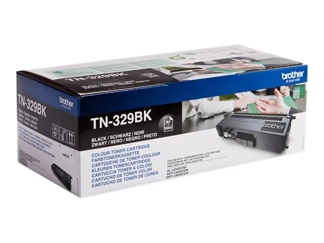 Brother TN329BK - 2er-Pack - Schwarz - original TN329BKTWIN
