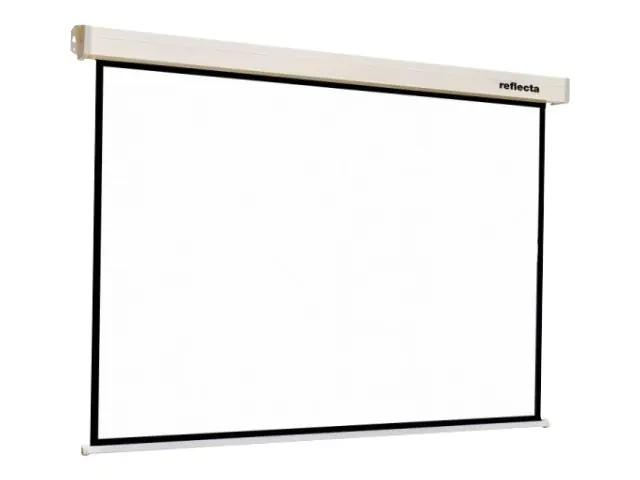 Reflecta Crystal-Line Rollo - Leinwand - Deckenmontage möglich, geeignet für Wandmontage - 221 cm (87") 87660
