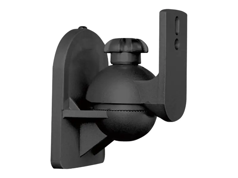 Techly ICA-SP SS28 - Befestigungskit - für Lautsprecher - Kunststoff - Schwarz - Wandmontage (Packung mit 2) ICA-SP-SS28
