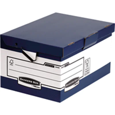 Bankers Box Archivbox Ergo Box System Maxi 0048901 blau/weiß