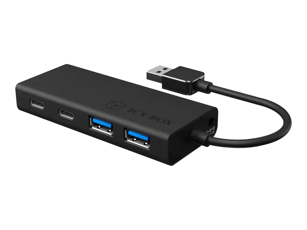 ICY BOX IB-HUB1426-U3 - Hub - 2 x SuperSpeed USB 3.0 + 2 x USB-C - Desktop ICY BOX IB-HUB1426-U3 - Hub - 2 x SuperSpeed USB 3.0 + 2 x USB-C - Desktop
