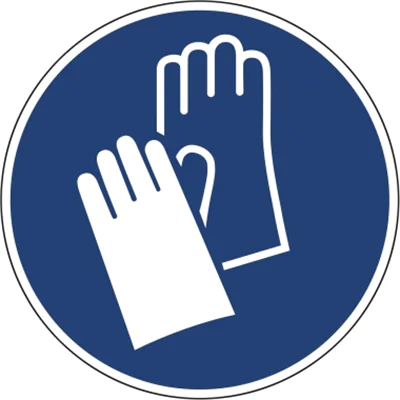Hinweisschild Handschutz benutzen ISO 7010/M0096 rund 200mm PVC Hinweisschild Handschutz benutzen ISO 7010/M0096 rund 200mm PVC