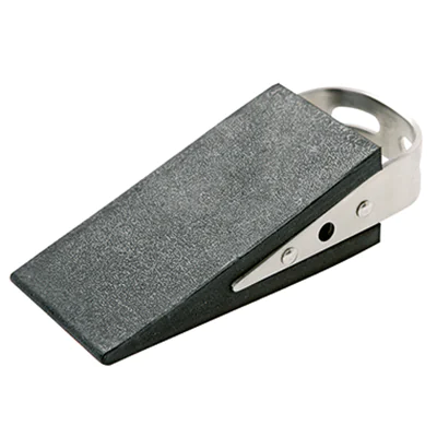 ALCO Türkeil 2854 125x50x30mm Gummi/Edelstahl schwarz ALCO Türkeil 2854 125x50x30mm Gummi/Edelstahl schwarz