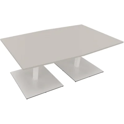 Bespr.ti. Tonneau Tellerfuß Quadrat B2000xT1000/1100xH720 ws/Lichtgrau Bespr.ti. Tonneau Tellerfuß Quadrat B2000xT1000/1100xH720 ws/Lichtgrau