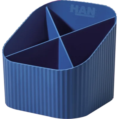 HAN Stifteköcher KARMA 11,1 x 10,5 x 11,1 cm (B x H x T) Kunststoff, 80-100 % Rezyklat öko-blau HAN Stifteköcher KARMA 11,1 x 10,5 x 11,1 cm (B x H x T) Kunststoff, 80-100 % Rezyklat öko-blau