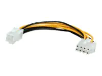 Roline - Stromkabel - 4 PIN ATX12V (M) zu 8-poliger PCIe Power (W) - 15 cm