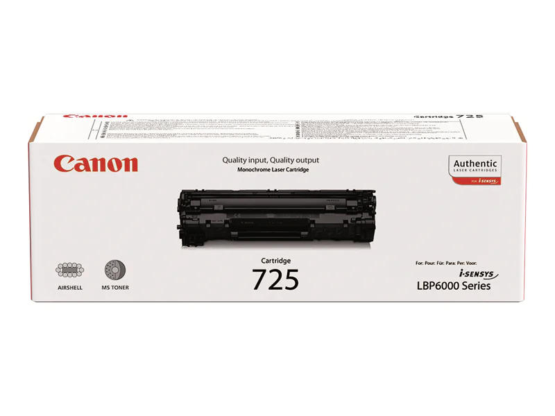 Canon CRG-725 - Schwarz - original - Tonerpatrone 3484B002