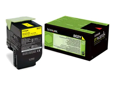 Lexmark 802Y - Gelb - original - Tonerpatrone 80C20Y0