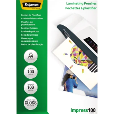Fellowes Laminierfolie Impress 100 5351111 DIN A4 tr 100 St./Pack. Fellowes Laminierfolie Impress 100 5351111 DIN A4 tr 100 St./Pack.