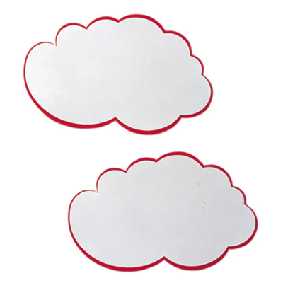 Franken Moderationskarte UMZ W 42x25cm Wolke ws/rt 20 St./Pack. Franken Moderationskarte UMZ W 42x25cm Wolke ws/rt 20 St./Pack.