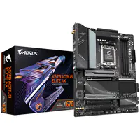 AORUS X670 ELITE AX - 1.0 - Motherboard - ATX - Socket AM5 - AMD X670 Chipsatz - USB-C Gen 2x2, USB 3.2 Gen 1, USB 3.2 Gen 2 - 2.5 Gigabit LAN, Bluetooth, Wi-Fi 6 - Onboard-Grafik (CPU erforderlich) - High Definition Audio (7.1-Channel)