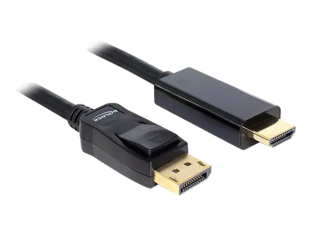 Delock - Adapterkabel - DisplayPort männlich zu HDMI männlich - 3 m Delock - Adapterkabel - DisplayPort männlich zu HDMI männlich - 3 m