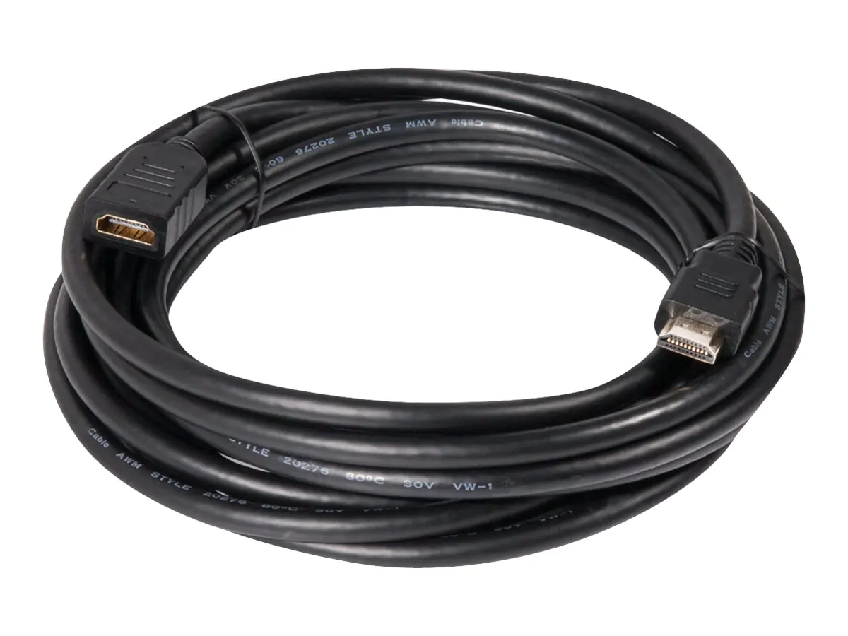 Club 3D - HDMI-Verlängerungskabel - HDMI (M) bis HDMI (W) - 5 m - 4K Unterstützung Club 3D - HDMI-Verlängerungskabel - HDMI (M) bis HDMI (W) - 5 m - 4K Unterstützung
