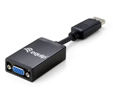 equip 133435 - DisplayPort - VGA - Male connector / Female connector - 0,15 m - Schwarz equip 133435 - DisplayPort - VGA - Male connector / Female connector - 0,15 m - Schwarz