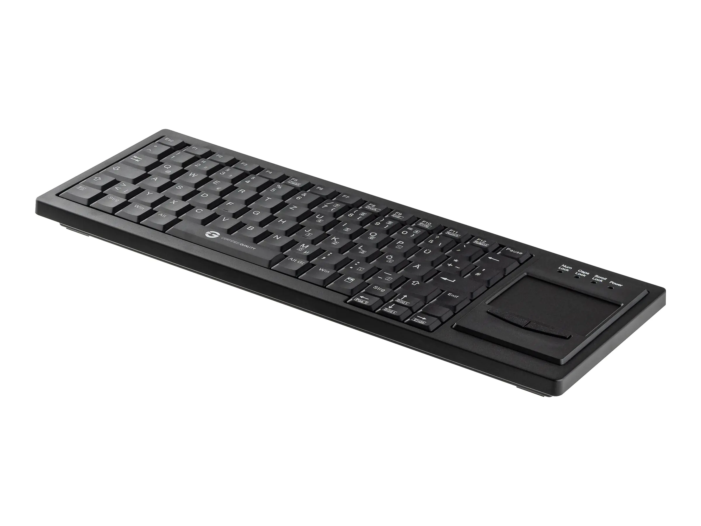 GETT CleanType Xtra Touch - Tastatur - mit Touchpad KL30201