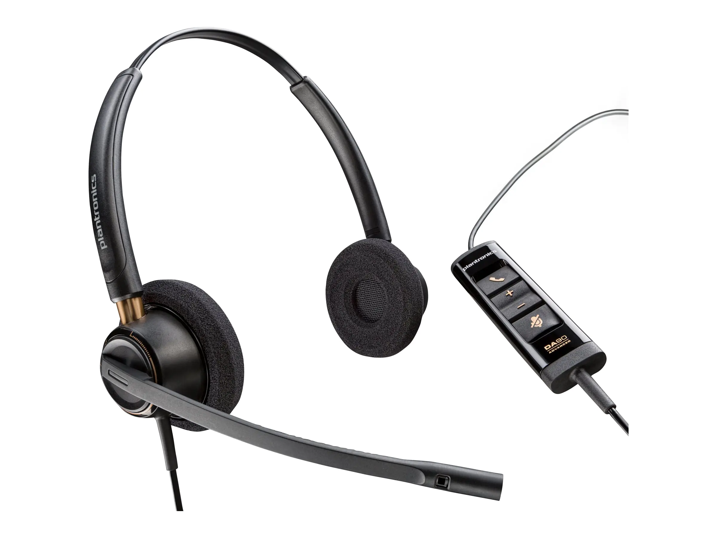 Poly EncorePro 525-M - EncorePro 500 series - Headset - On-Ear - kabelgebunden - USB-A - Schwarz - Zertifiziert für Microsoft Teams Poly EncorePro 525-M - EncorePro 500 series - Headset - On-Ear - kabelgebunden - USB-A - Schwarz - Zertifiziert für Microsoft Teams